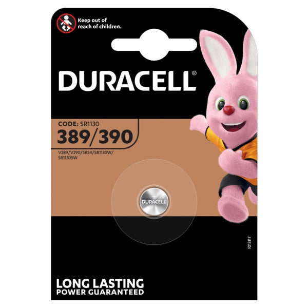 DURACELL BATTERIE  389/390 SPECIALISTICHE PER OROLOGI BLISTER DA PZ1