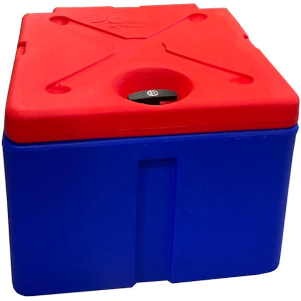TELCOM BAULE MOD. 45 L.CM 45X P45X H35 COLORE BLU/ROSSO