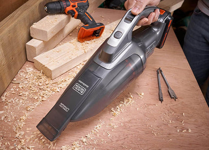 BLACK+DECKER ASPIRATORE PORTATILE A BATTERIA RICARICABILE 18V BCHV001B*