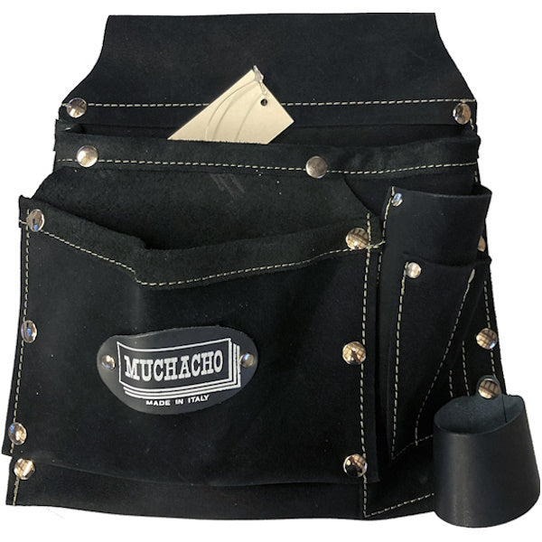 MUCHACHO BORSA PER CARPENTIERE IN CROSTA ART.105 CON 3 TASCHE