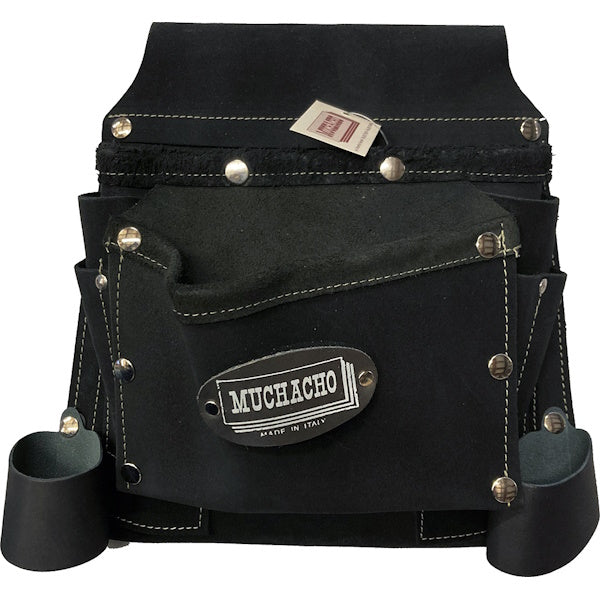 MUCHACHO BORSA PER CARPENTIERE IN CROSTA ART.106 CON 4 TASCHE