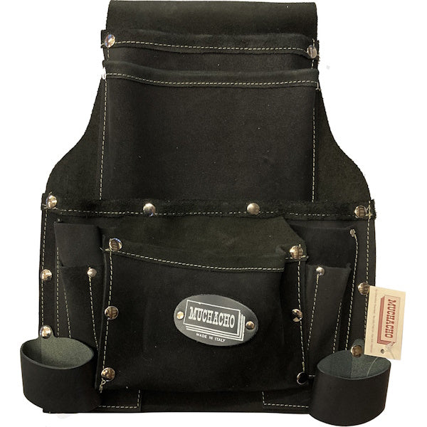 MUCHACHO BORSA PER CARPENTIERE IN CROSTA ART.110 CON 6 TASCHE