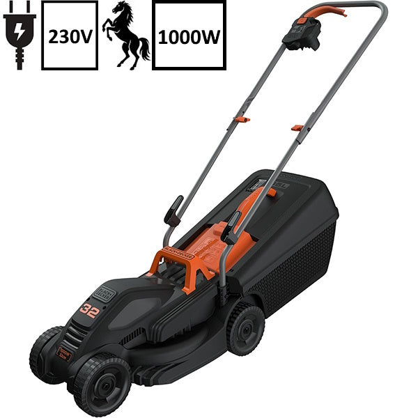 BLACK+DECKER RASAERBA ELETTRICO A SPINTA 1000W*