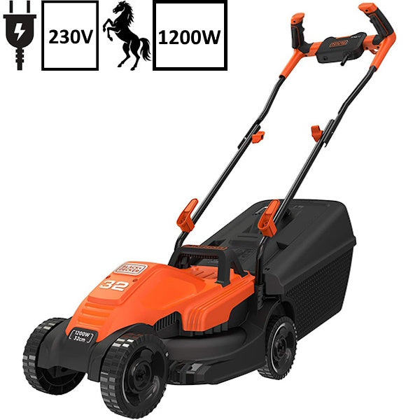BLACK+DECKER RASAERBA ELETTRICO A SPINTA 1200W*