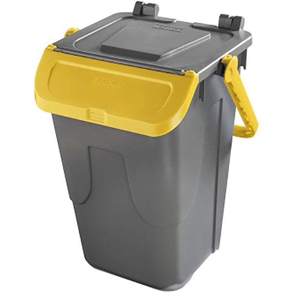 MOBIL PLASTIC BIDONCINO RACCOLTA DIFFERENZIATA ECOLOGY GIALLO LT35
