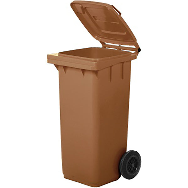 MOBIL PLASTIC BIDONE RACCOLTA DIFFERENZIATA LT120 MARRONE