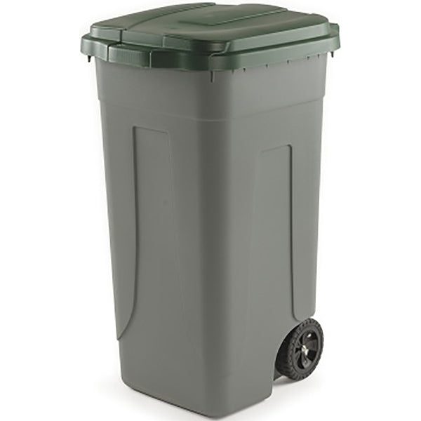 MOBIL PLASTIC BIDONE RACCOLTA DIFFERENZIATA CON COPERCHIO LT100 VERDE