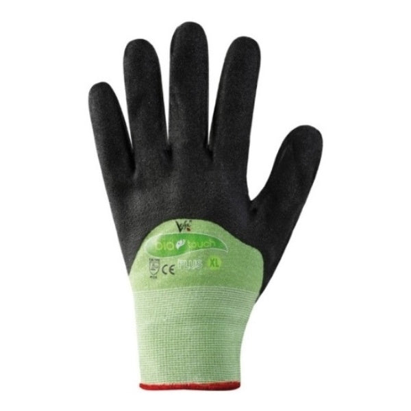 GUANTI BIOTOUCH PLUS PER LAVORI GENERECI COLORE VERDE/NERO