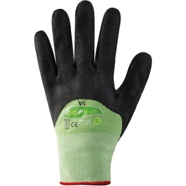 GUANTI BIOTOUCH PLUS PER LAVORI GENERECI COLORE VERDE/NERO