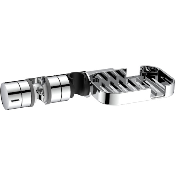 IDRO-BRIC SCORREVOLE CON SUPPORTO DOCCIA INCLINABILE E PORTASAPONE