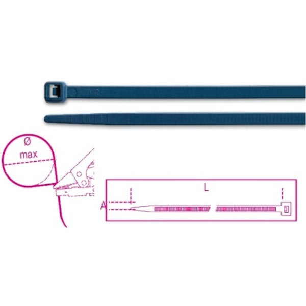 BETA  1748-BX FASCETTE RILEVABILI AL METAL DETECTOR MM4,8X300 PZ100