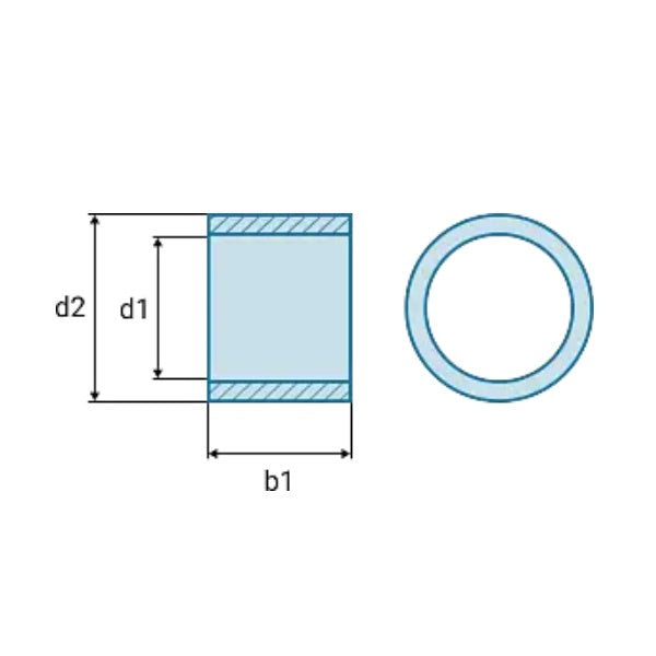 BOCCOLA AUTOLUBRIFICANTE SF-1 IN BRONZO