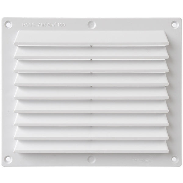 LA VENTILAZIONE GRIGLIA IN ABS DA SOVRAPPORRE CON RETE MM175X146 BIANCO