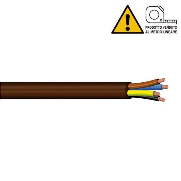 CAVO ELETTRICO AL TAGLIO TIPO FS180R18 MARRONE