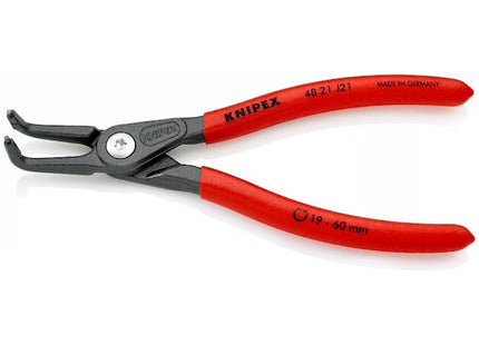 KNIPEX PINZA PER SEEGER INTERNI BECCHI A 90° 4821J D.MM19- 60 MM165