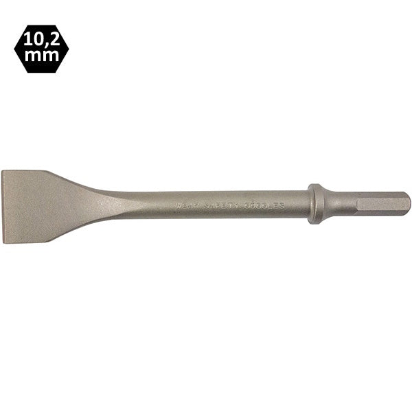 CHICAGO PNEUMATIC SCALPELLO ESAGONALE AD ANGOLO MM180X32