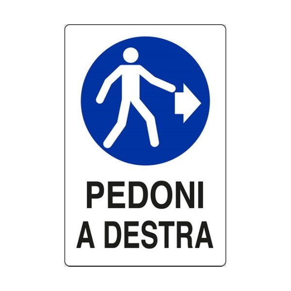 3G ITALIA CARTELLO CANTIERE IN POLIONDA PEDONI A DX MM400X600 F.17