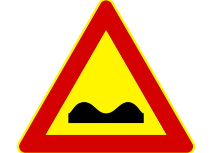 3G ITALIA CARTELLO TRIANGOLO STRADA DEFORMATA CM90 F.389 VTR*