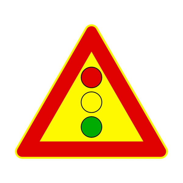 3G ITALIA CARTELLO TRIANGOLO SEMAFORO CM90 F.404 VTR*