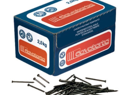 CAVATORTA CHIODI ACCIAIO TEMPRATI T.BOMBATA SCATOLA BLU MM3,5X 50 KG2,5