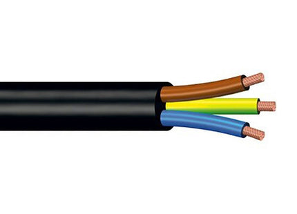CAVO ELETTRICO AL TAGLIO TIPO H07RN-F SEZIONE 3G1,5 NERO AL MTL