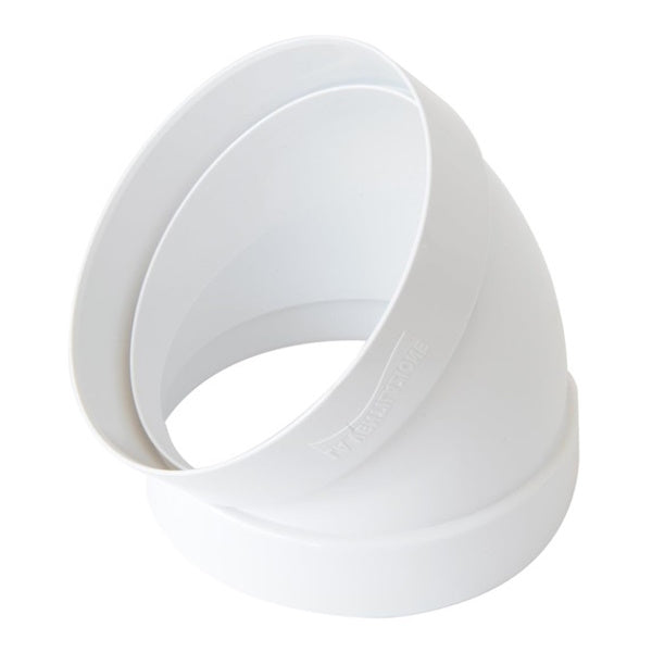 LA VENTILAZIONE CURVA 45° F/F PER TUBI D.MM100