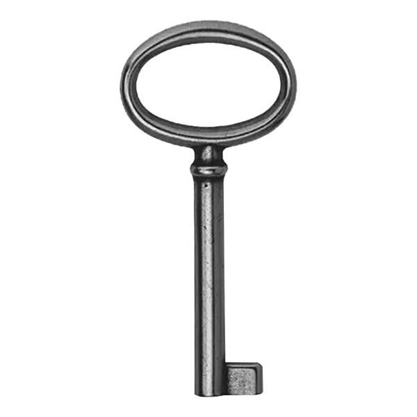 E.CASIRAGHI CHIAVE IN OTTONE FISSA MM 75 CONF.PZ 2