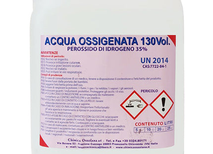 CHIMICA OSSOLANA ACQUA OSSIGENATA 130 VOLUMI LT5