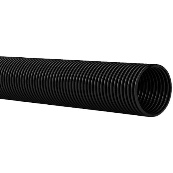 SATI TUBO HELIMOPLEN IN POLIPROPILENE CORRUGATO NERO D.MM 40 AL MTL*