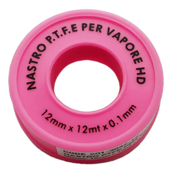 FIP NASTRO TEFLON PTFE ANTIOLIO DA 1/2"X12 MT. COLORE ROSA