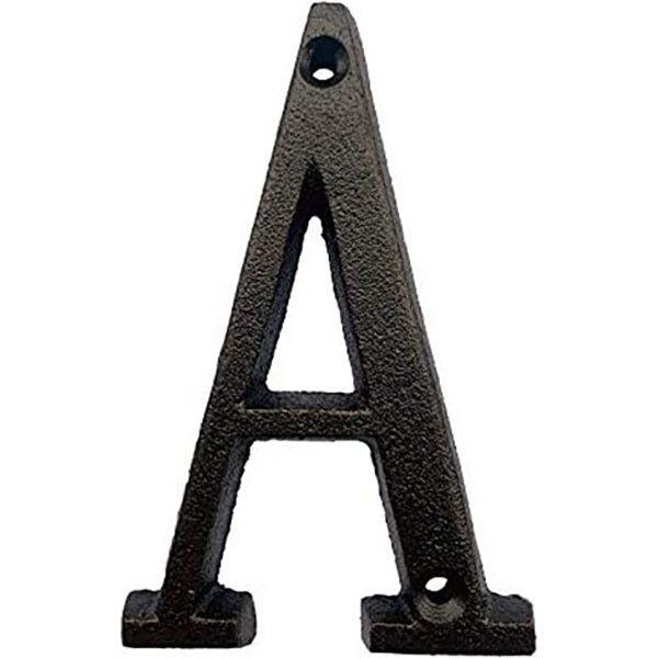 COTTALI LETTERA CIVICA IN FERRO NERA "A" DA MM50