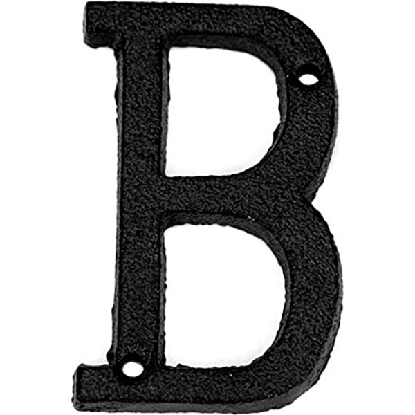 COTTALI LETTERA CIVICA IN FERRO NERA "B" DA MM50
