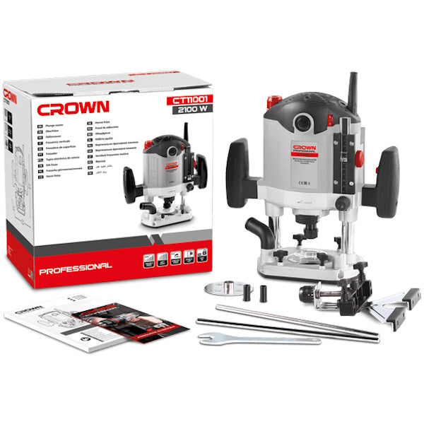 CROWN FRESATRICE VERTICALE POTENZA 2100W