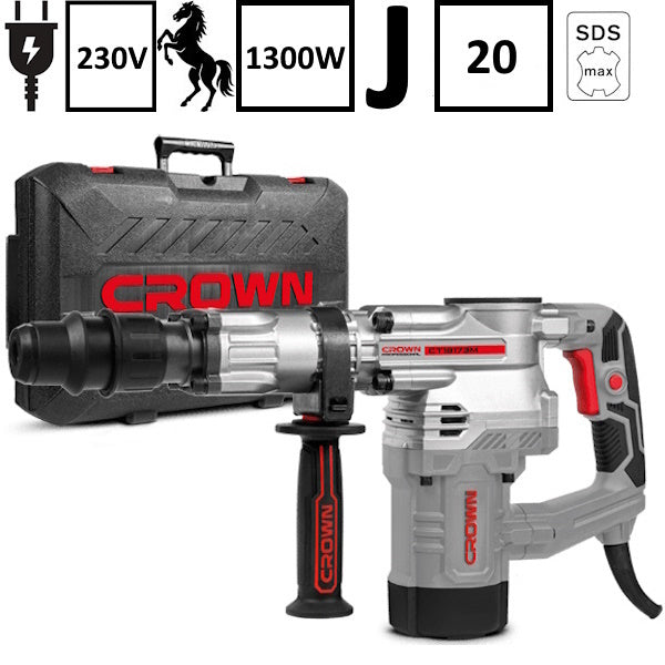 CROWN MARTELLO DEMOLITORE MOD.CT18173M BMC POTENZA 1300W