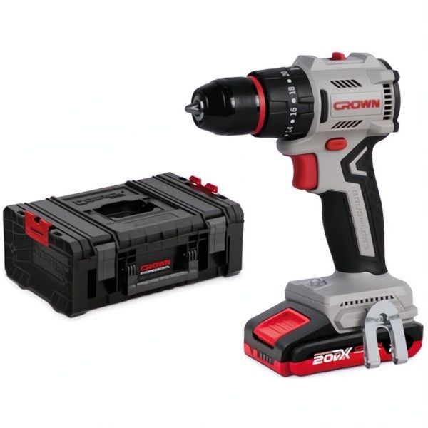 CROWN TRAPANO AVVITATORE CON PERCUSSIONE A BATTERIA 20V CT21145HMX-2 IMC