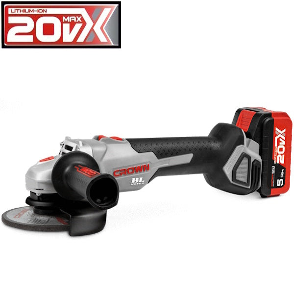 CROWN SMERIGLIATRICE ANGOLARE A BATTERIA 20V CT23001-125HX-5 IMC