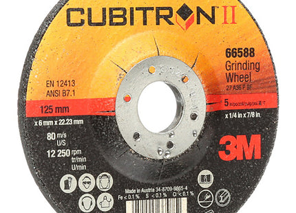 3M CUBITRON II DISCO DA SBAVO T27 D.MM125X7,0X22 ART.94002*