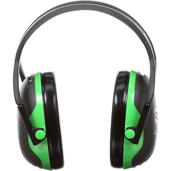 3M CUFFIE AURICOLARI SERIE X1A PELTOR 27 DB COLORE NERO/VERDE