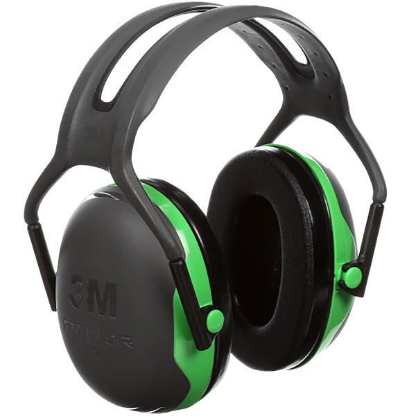 3M CUFFIE AURICOLARI SERIE X1A PELTOR 27 DB COLORE NERO/VERDE