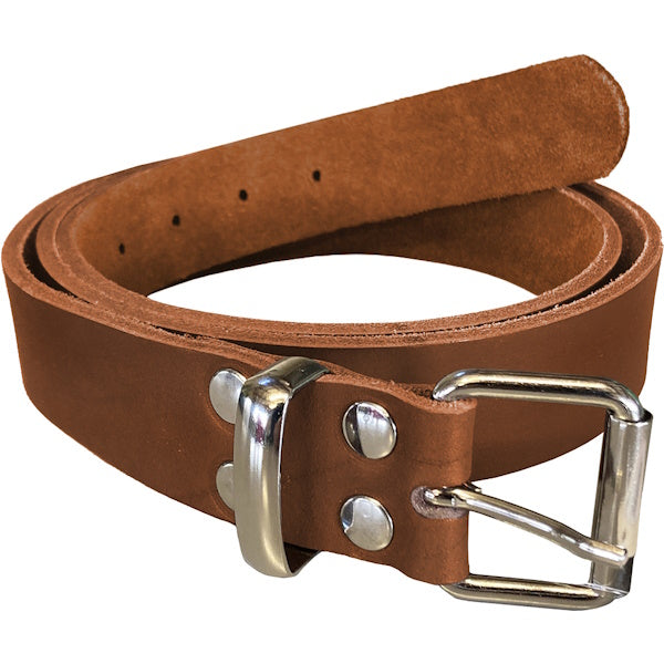 MUCHACHO CINTURA PER BORSE CARPENTIERE IN PELLE MARRONE CM120X3,5 ART.31