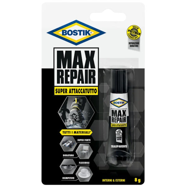 UHU BOSTIK MAX REPAIR ADESIVO UNIVERSALE BLISTER GR 8