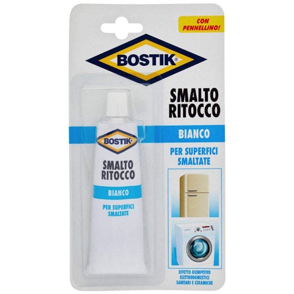 UHU BOSTIK SMALTO BIANCO PER RITOCCO SUPERFICI IN BLISTER ML.65*