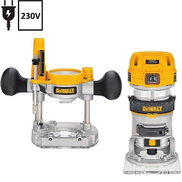 DEWALT ELETTROFRESATRICE CON AFFONDAMENTO E BASE FISSA POTENZA 900W