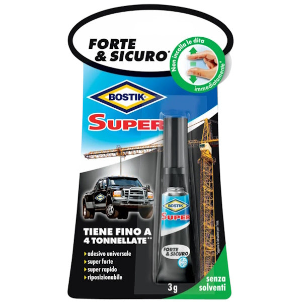 UHU BOSTIK SUPER FORTE & SICURO IN BLISTER DA GR 3