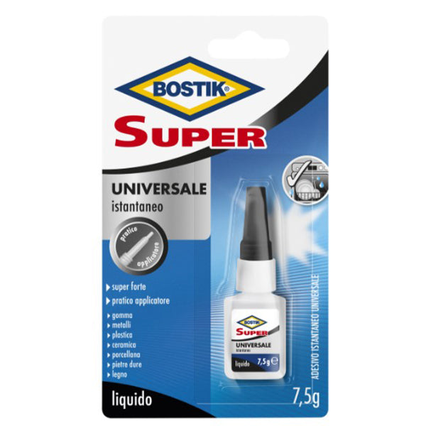 UHU BOSTIK SUPER UNIVERSALE ADESIVO INSTANTANEO BLISTER GR7,5