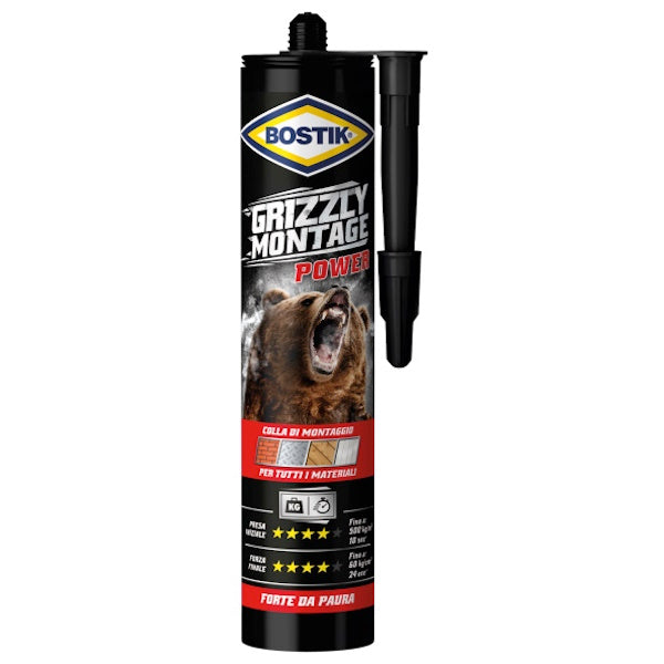 UHU BOSTIK GRIZZLY MONTAGE POWER CARTUCCIA GR370 BIANCO
