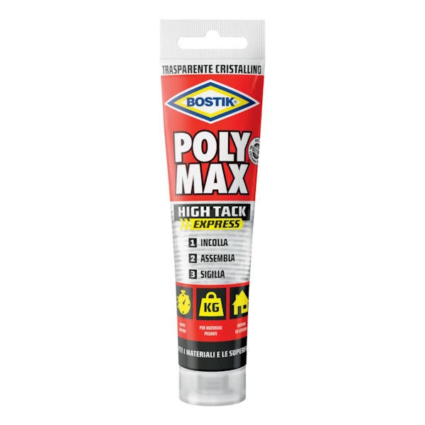 UHU BOSTIK POLY MAX CRISTAL HIGH TACK SIGILLANTE/ADESIVO TUBO GR115