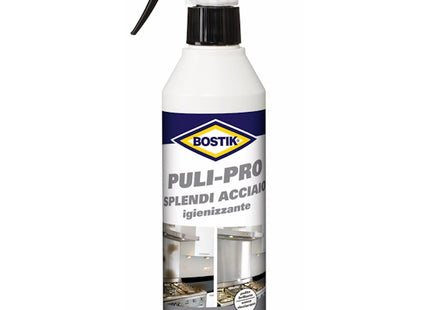 UHU BOSTIK PULI-PRO SPLENDI ACCIAIO IGIENIZZANTE FLACONE SPRAY ML500