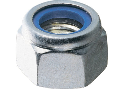 DADO AUTOBLOCCANTE ALTO PASSO GROSSO CL. 8 Z.BIANCO UNI 7473 DIN 982 M16