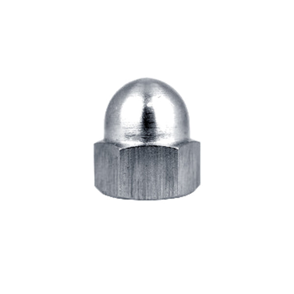DADO ESAGONALE CIECO ALTO CLASSE 6 ZINCATO BIANCO UNI 5721 DIN 1587